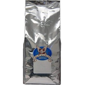 Café Moído Aromatizado Descafeinado San Marco, English Toffee, 2 Libras.