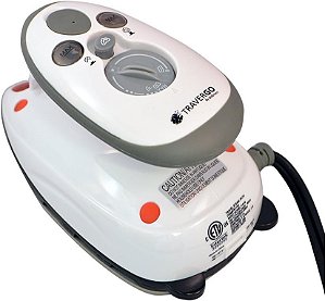 Ferro a Vapor de Viagem Go Green Power TR1730 com Bolsa de Transporte, Branco