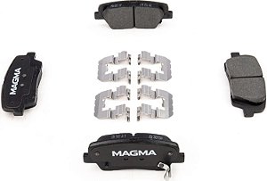 Pastilhas de freio de cerâmica MAGMA Fire Born Braking PMD1439C, traseira.