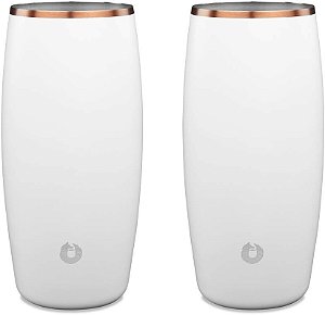 SNOWFOX Copo de Cerveja Isolado a Vácuo de Aço Inoxidável Premium Acessórios para Bar em Casa - Elegante Coquetelaria - Copos de Pint Leves - Elegante Copo de Bebida - Be