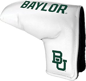 Capa de putter de lâmina da NCAA Team Golf (Branco), para a maioria dos putters de lâmina, Scotty Cameron, Taylormade, Odyssey, Titleist, Ping, Callaway