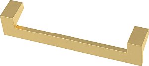 Puxador de gabinete com espelho Franklin Brass, latão escovado, 5-1/16 pol. (128mm), alça de gaveta, 10 unidades, P40837K-117-C