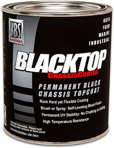 KBS Revestimentos 8301 Tinta de Chassis Preto Brilhante BlackTop - 1 Pinta