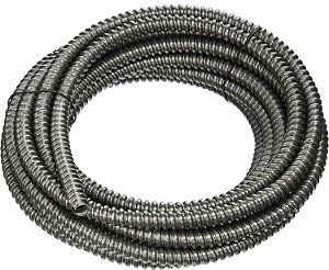 Woods 55082021 3/8 in. x 25 ft. Flex Alum Conduit, Silver
Tradução: Condutor de Alumínio Flexível Woods 55082021 3/8 pol. x 25 ft., Prateado