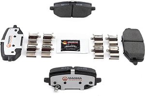 Pastilhas de Freio MAGMA Fire Born Braking Pro-Series PSD2397C, Traseiras