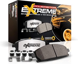 Freio traseiro Power Stop Z36-1304 com pastilhas de freio de carbono e cerâmica para caminhões e reboques Z36