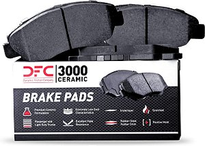 Pastilhas de freio cerâmicas da Dynamic Friction Company 3000 1310-0008-00-Front ou Rear Set