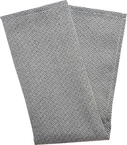 Guardanapos de pano SNAP DRAPE Milan Birdseye laváveis, bordas costuradas para festas, casamentos e eventos, poliéster, 20x20 polegadas, preto, conjunto de 12