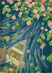 Quebra-cabeça de 1000 peças Genuine Fred LILYPADS EXPLORER por Yuko Shimizu