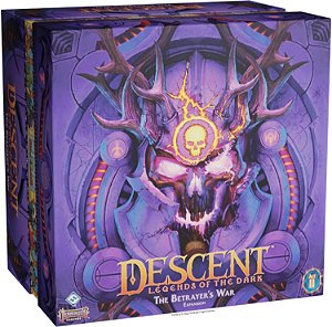 Jogo de Tabuleiro Descent Legends of The Dark - Expansão A Guerra do Traidor - Jogo de Estratégia RPG de Fantasia, Jogo Cooperativo, Idade 14+, 1-4 Jogadores, Duração de 3-4