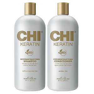 CHI Hidrate-o Duo Xampu e Condicionador de Queratina, 32oz