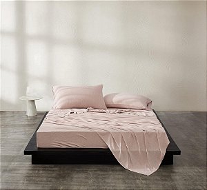 Calvin Klein Modern Cotton Harrison Lençol de malha de uma peça, tamanho king, algodão (rosa)