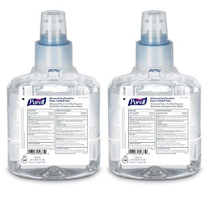 Refil de Detergente para as Mãos PURELL LTX-12 Avançado Certificado Verde, Espuma, Sem Fragrância, 1200 mL Refil de Ecológico Certificado pela EcoLogo para Dispensador PURELL LTX-12
