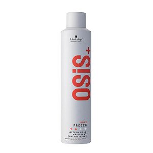 Spray de cabelo OSiS+ Freeze de média fixação 9oz | Fixação e brilho durante todo o dia | Proteção contra calor e umidade