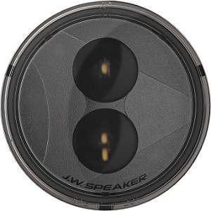 J.W. Speaker 0346503 Modelo 239 J2 12V DOT/ECE Sinais de Volta Redondos de LED com Lente Escurecida - Kit de 2 Luzes
