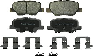 Conjunto de pastilhas de freio cerâmicas Wagner Brake ThermoQuiet QC1679