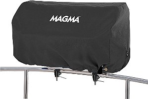 Capa retangular para grelha MAGMA Products A10-1291JB, tamanho da grelha de cozimento principal de 12 polegadas x 24 polegadas, preto a jato.