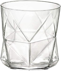Bormioli Rocco - 234510GRB021990 Bormioli Rocco Conjunto de Copos Cassiopeia Rocks, Transparente, Conjunto de Copos de 11,25 oz