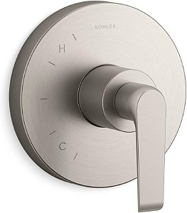 Kohler K-TS97018-4-BN Avid Rite-Temp® Sequencial Valve Trim Com Alavanca de Manuseio