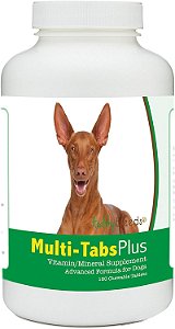 Tabletes mastigáveis ​​multivitaminicos Healthy Breeds Pharaoh Hound 180 unidades
