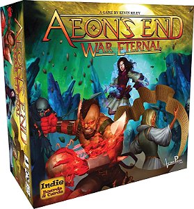 Fim de Aeon War Eternal - Jogo de Tabuleiro de Estratégia Cooperativo de Ficção Científica e Fantasia para 1-4 jogadores com Idade acima de 14 anos e Duração de 60 minutos, da Indie Boards and