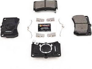 Pastilhas de freio semi-metálicas MAGMA Premium PMD319M, dianteiras