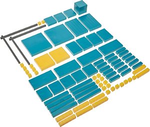 Material de laboratório de álgebra Didax, conjunto de 2 estudantes