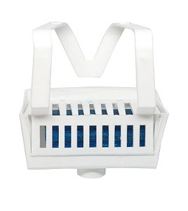 Grande D 675 Suporte de Aro para Bacia Sanitária com Bloco Não-Para, Fragrância Evergreen, 1500 Descargas (Pacote com 12) - Ideal para banheiros em escritórios, escolas, restaurantes, hot