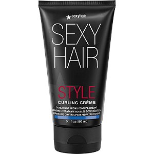 Creme Modelador de Cachos SexyHair Style Curling Crème | Controle de Umidade e Frizz | Controle Leve | Mantém a Umidade e Combate o Frizz