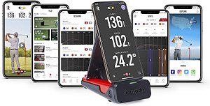 Monitor de Lançamento Móvel Rapsodo para Golfe Uso Indoor e Outdoor com Visualização por Satélite GPS e Precisão de Nível Profissional, Apenas iPhone & iPad