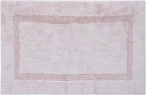 Tapete de banho de algodão egípcio certificado 100% Royal Touch BFAY, 17 X 24, cor Blush.