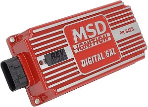 MSD Ignition 6425 6AL Caixa de Controle de Ignição, Vermelha