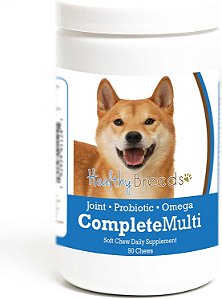 Saúde das Raças Shiba Inu Tudo em Um Multivitamínico Mastigável 90 Unidades