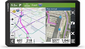 Garmin dēzl™ OTR810, Grande, Navegador GPS para Caminhão de 8 Fácil de Ler, Roteamento Personalizado para Caminhões, Imagens de Satélite de Alta Resolução, Diretório de Serviços para