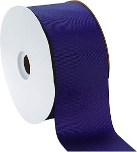 Fita de gorgorão de 3 da Berwick Offray, roxo real, 50 jardas