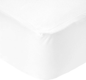 Protetor com zíper de vinil para box spring de colchão com recursos respiráveis e silenciosos, à prova de percevejos e à prova d'água, tecido premium, para colchões de 6 a 9 polegadas, tamanho