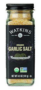 Watkins Sal de Alho Orgânico, 4.9 Onças, Pacote com 3 unidades.