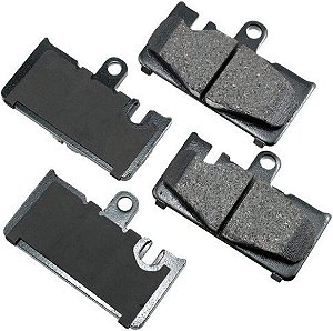 Conjunto de Pastilhas de Freio Akebono (ACT871), CINZA
