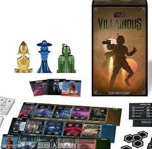 Vilões de Star Wars: Escória e Vilania Jogo de Tabuleiro de Estratégia para Idades 10 e acima - O Primeiro Expansão Vilões de Star Wars