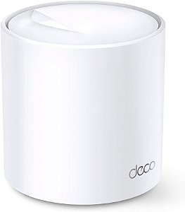 Sistema de WiFi em malha TP-Link Deco WiFi 6 (Deco X20) – cobre até 2200 pés quadrados, substitui roteadores e extensores de internet sem fio, 1 unidade, branco.