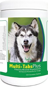 Suplemento Mastigável Multivitamínico Alaskan Malamute Healthy Breeds 365 Comprimidos