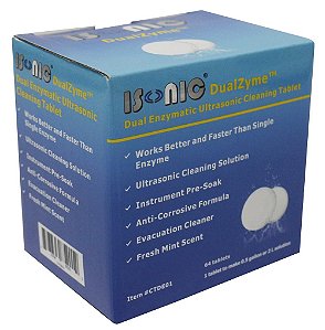 Tablete de Limpeza Ultrassônica DualZyme Dual Enzimático iSonic CTDE01