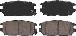 Conjunto de pastilhas de freio traseiras Wagner QuickStop ZD532 para 2007 Mitsubishi Eclipse.