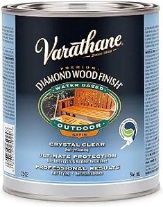 Rust-Oleum 250241H Ultimate Spar Urethane à base de água, Quart, Acabamento acetinado 32 Fl Oz (embalagem de 1) - Traduzido para o Português brasileiro.