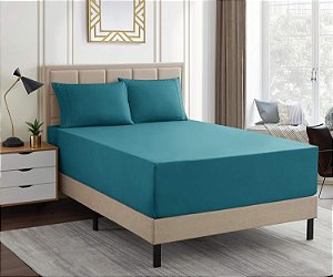 Jogo de Lençóis Gêmeos - Lençóis Luxuosos e Respiráveis com Elástico Total e Faixas de Canto Seguras Integradas - Coleção Suprema 1800 Extra Macia com Bolso Profundo, Conjunto de Roupa de