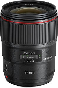 Lente Canon EF 35mm f/1.4L II USM (Modelo Internacional) Sem Garantia