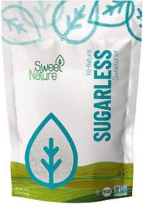Adoçante Sweet Nature, Eritritol sem Açúcar e Mistura de Estévia 3 LB 48 onças.