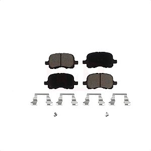 Pastilhas de freio a disco dianteiro de cerâmica CMX-D741 para Toyota Corolla Chevrolet Prizm 1998-2002.