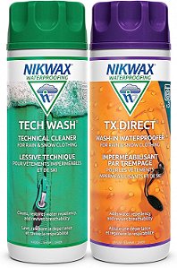 Nikwax Hardshell Limpeza e Impermeabilização Duo-Pack