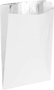 Sacolas de lanchonete resistentes à gordura da Regency Wraps, Sacolas forradas com papel alumínio, Perfeitas para hambúrgueres, sanduíches e mais, Medem 5,25 x 7,5, Pac